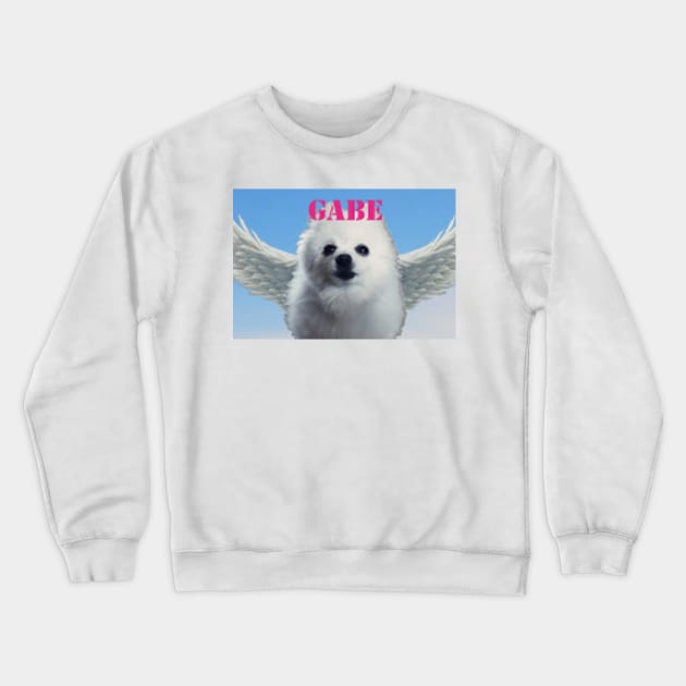 RIP GABE THE DOG Crewneck Sweatshirt by FurryFox123